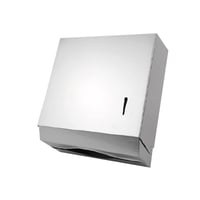 Dispensador de toallitas em formato ziguezague de aço inoxidável